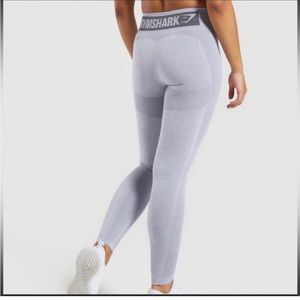 Like new gymshark flex leggings blue/gray